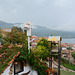 North Macedonia, Ohrid, St. Bogorodica Pandonos Orthodox Church Roof and Bell Tower