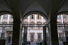 A view through a gate