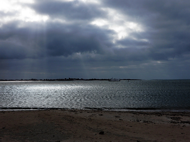 le soleil a essayé mais il a renoncé