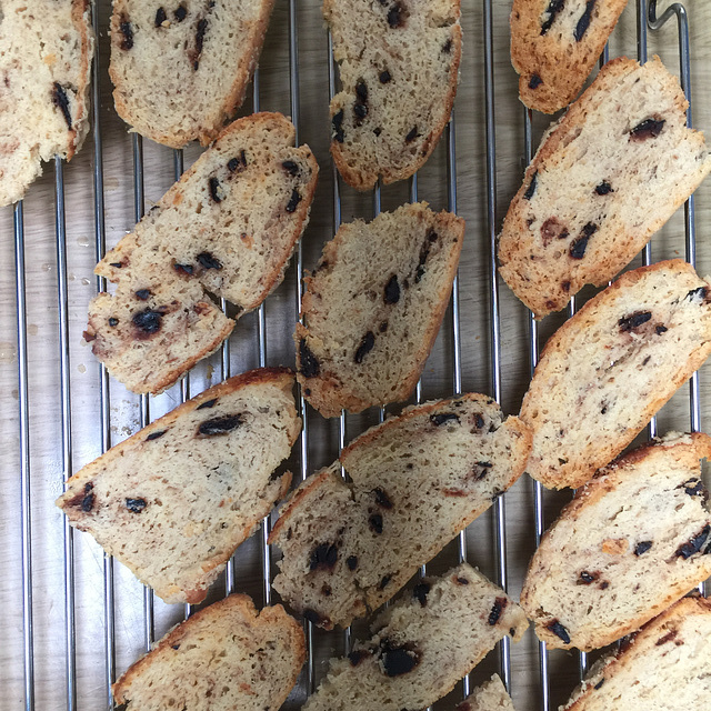 making thins out of scones for cheese