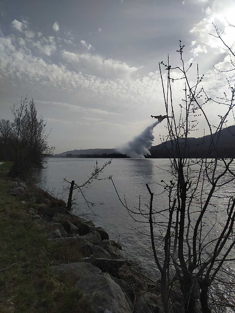 Entraînement ...sur le Rhône