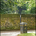 signpost and bin