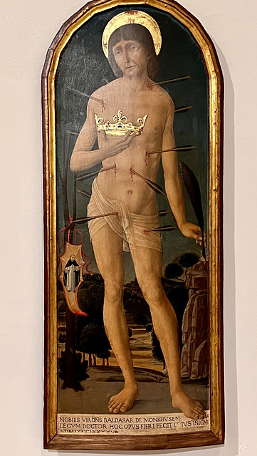 Siena 2024 – Pinacoteca Nazionale – Saint Sebastian