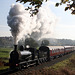 Aspinall  L &Y class 27 LMS 3F 0-6-0 52322 with 2E33 12.10 Bury - Ramsbottom at Burrs Country Park 19th October 2018. (ELR)