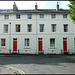 red doors in Museum Road