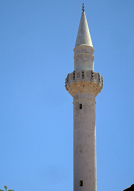 Turm der Murad-Reis-Moschee im Grossmeisterpalast von Rhodos