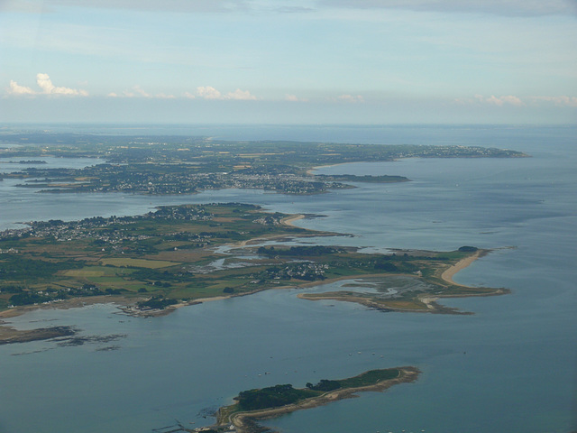 Presque île de Sarzeau, entrée du golfe du Morbihan