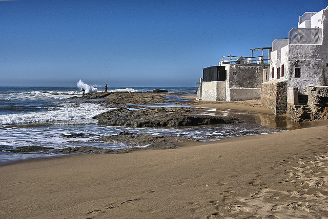 At the beach of Tifnit At the beach of Tifnit