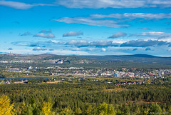 Blick vom Dundret auf Gällivare (© Buelipix)