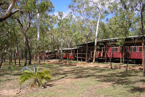 Old Railway Carriages At Undara