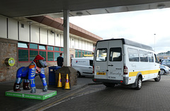 Waverley Coaches 12 (J 86936) at the Ferry Terminal in St. Helier - 7 Aug 2019 (P1030803)