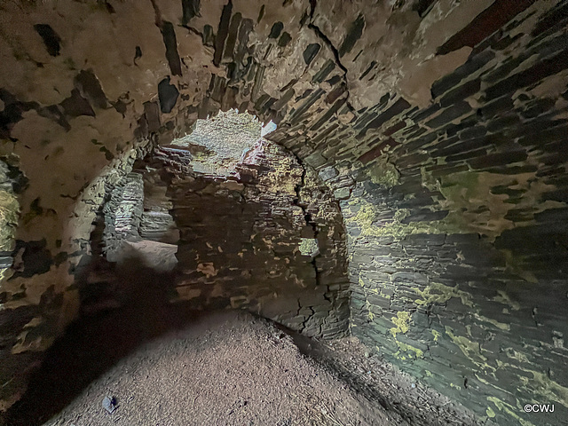 Findlater Castle the basement