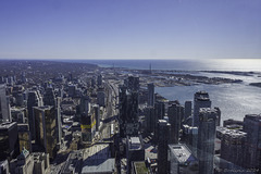 Blick vom CN Tower nach Osten (© Buelipix)