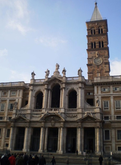 Basilica of Holy Mary Major and belfry.