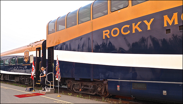 Rocky Mountaineer in Quesnel, BC Canada