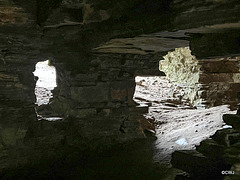 Findlater Castle the basement