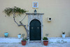 Greece, Kerkyra (Corfu), Door to the Church in the Holy Monastery of the Most Holy Theotokos of Paleokastritsa