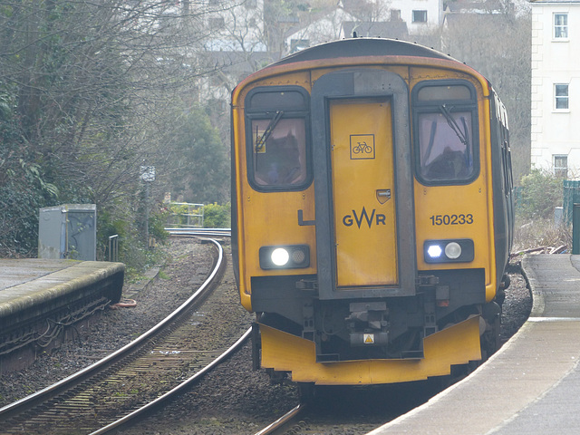 GWR 150233 at Saltash (1) - 2 February 2018