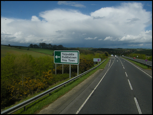 Troy Town sign