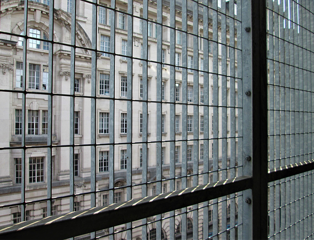 St. James' Building facade.