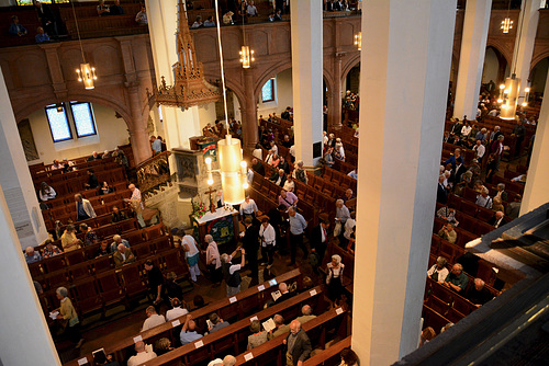 Leipzig 2017 – Thomaskirche during the closing concert of the Bachfest