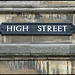 High Street street sign