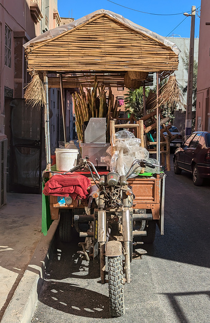 Cannes à sucres ambulantes / Motorized sugar canes