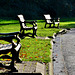 Sunny benches