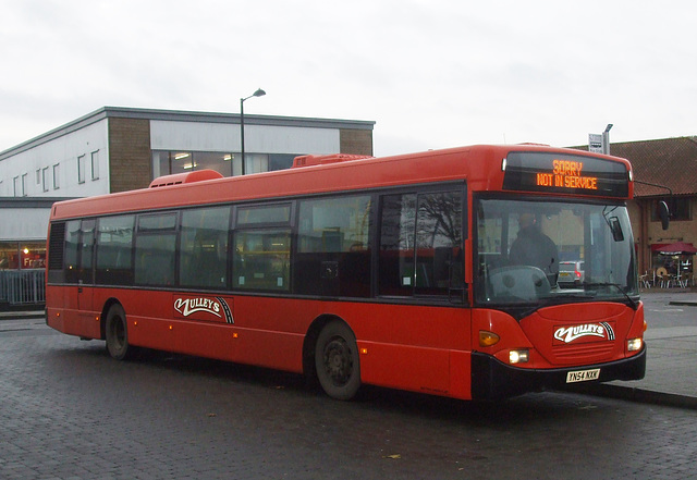 DSCF0318 Mulleys Motorways YN54 NXK in Mildenhall - 20 Nov 2017