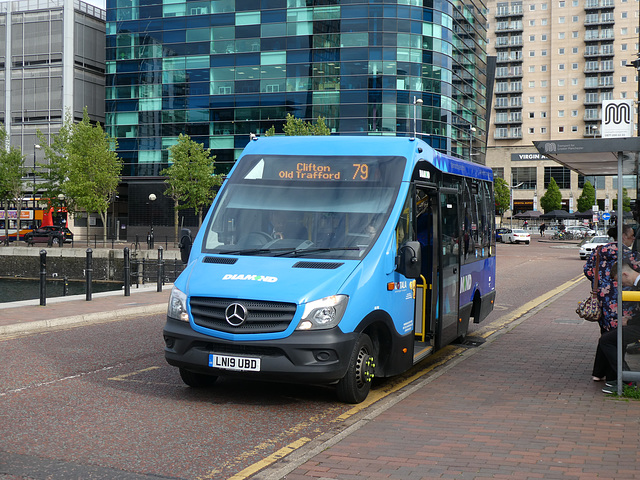 Diamond North West 21222 (LN19 UBD) at Salford Quays - 24 May 2019 (P1020127)