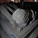 norbury church, derbs (13)c14 lion on tomb of sir henry fitzherbert +1315