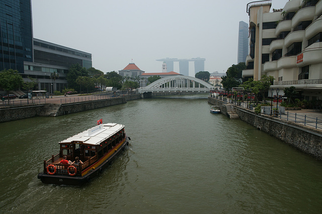 Looking Down The Singapore River