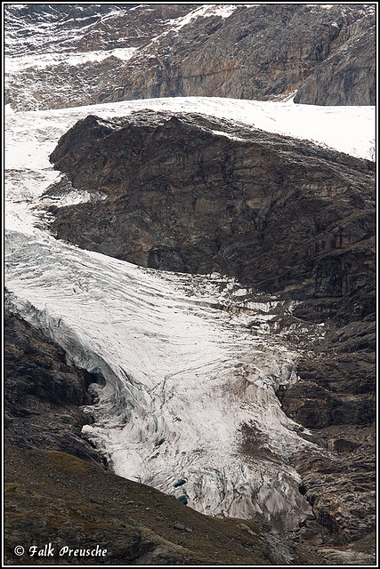 Gletscher oberhalb vom Lago di Bianco