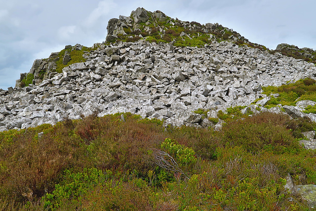 Ice-eroded rock