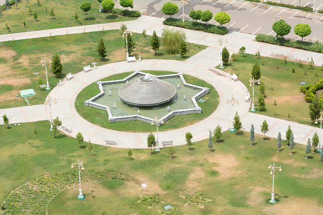 Ashgabat, View Down from Neutrality Monument