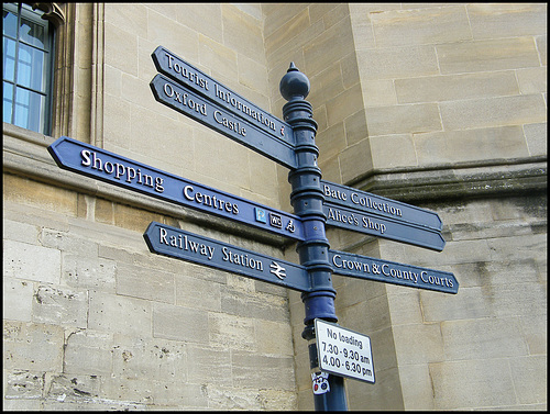 Christ Church signpost