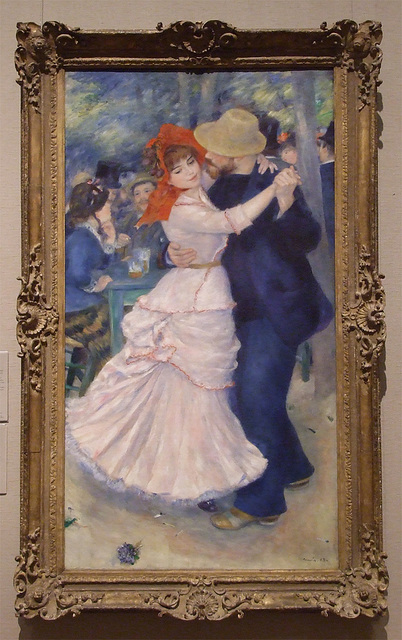 Dance at Bougival by Renoir in the Boston Museum of Fine Arts, July 2011