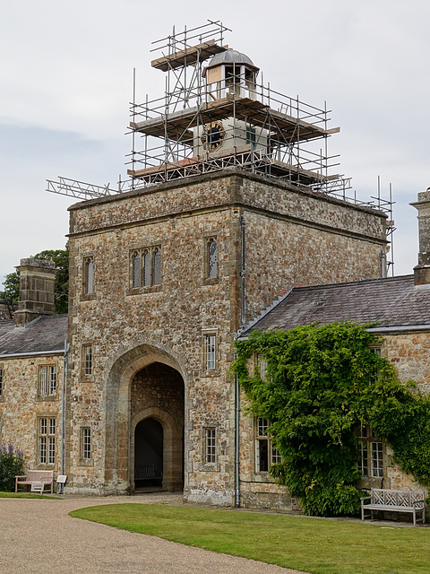 Mending the clock tower