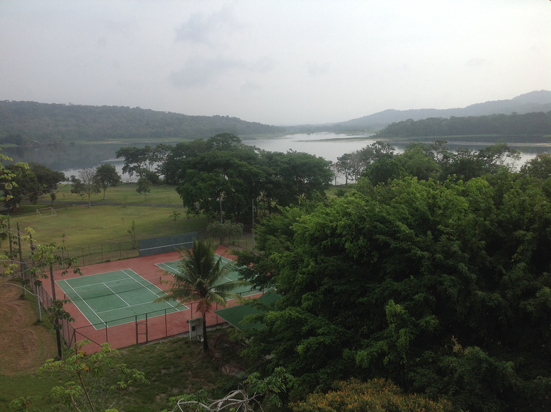 68 View up the Rio Chagres from Balcony