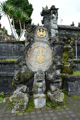 Indonesia, Bali, At the Entrance to the Hindu Temple of Pura Catur Lawa Dukuh