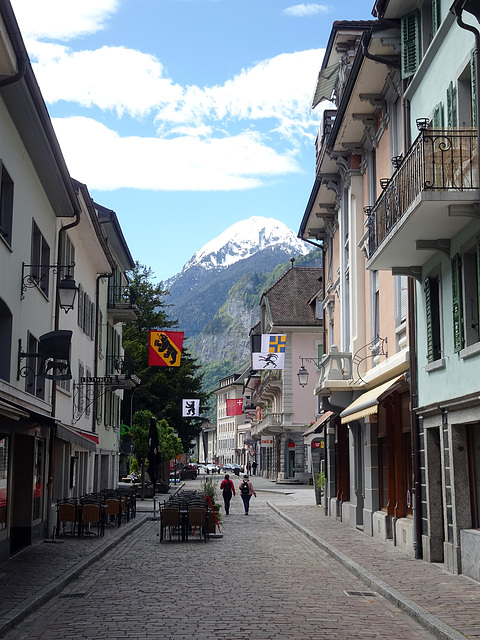 Unterwegs in der Garand-Rue in Saint Maurice