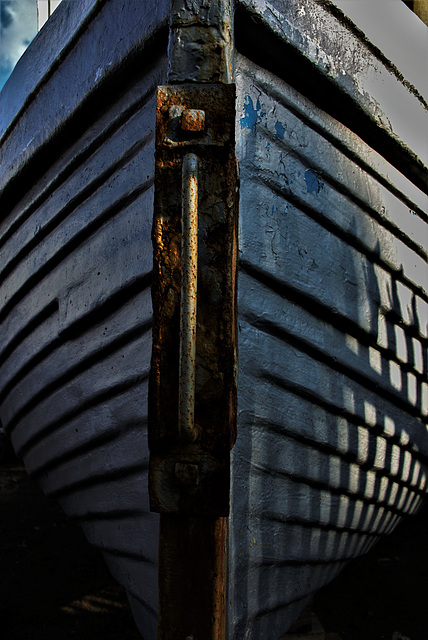 Shadows At The Boat Repair Yard