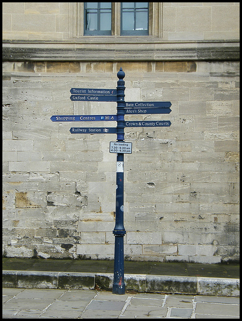 St Aldates fingerpost