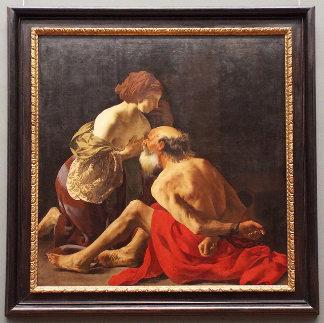 Roman Charity by Ter Brugghen in the Metropolitan Museum of Art, January 2023
