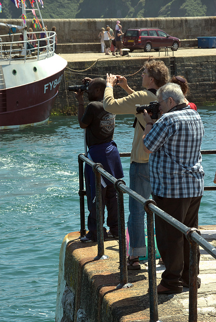 Photo opportunity at Mevagissey