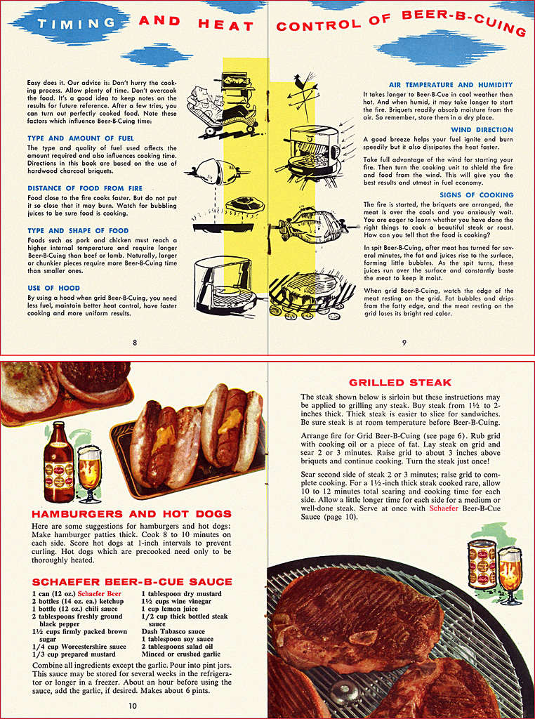 Schaefer Beer-B-Cue (2), 1961