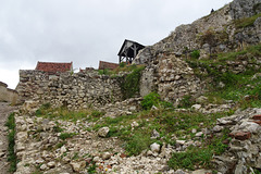 Inside Rasnov Castle