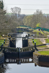 Rochdale Canal.  Locks 41-42