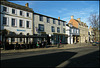 Blue Boar and bus stops