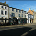 Blue Boar and bus stops